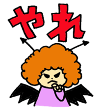 Angel partly Devil sticker #2442205