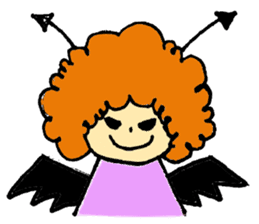 Angel partly Devil sticker #2442206