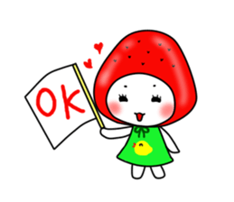 strawberry fairy sticker #2442209