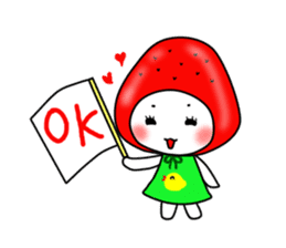 strawberry fairy sticker #2442209