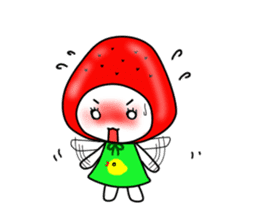 strawberry fairy sticker #2442210