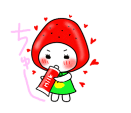 strawberry fairy sticker #2442219