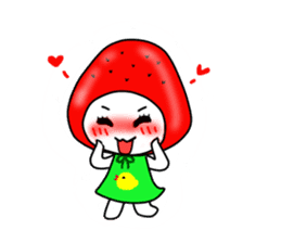 strawberry fairy sticker #2442221