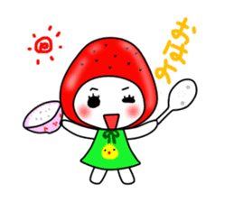 strawberry fairy sticker #2442241
