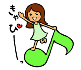 ONEDARI Alice the gifted pianist sticker #2442556