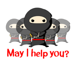 Chubby Japanese Ninja sticker #2442699