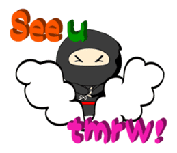 Chubby Japanese Ninja sticker #2442705