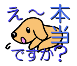 Sticker of Miniature Dachshund 2 sticker #2442974