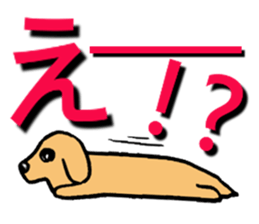 Sticker of Miniature Dachshund 2 sticker #2442981