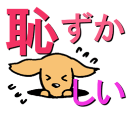 Sticker of Miniature Dachshund 2 sticker #2443005