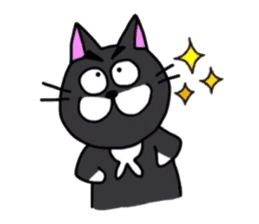The Cat with Big Eyes (English ver.) sticker #2443610