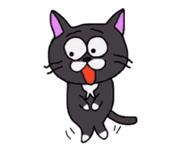The Cat with Big Eyes (English ver.) sticker #2443612