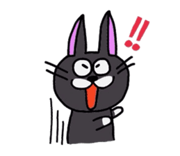 The Cat with Big Eyes (English ver.) sticker #2443613
