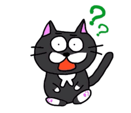 The Cat with Big Eyes (English ver.) sticker #2443616