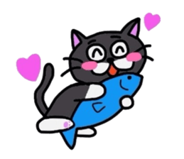 The Cat with Big Eyes (English ver.) sticker #2443619