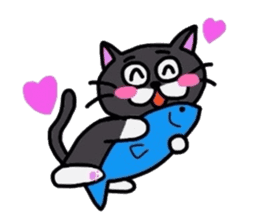 The Cat with Big Eyes (English ver.) sticker #2443619