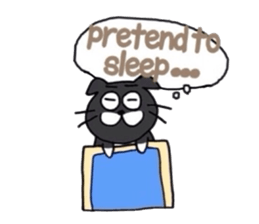 The Cat with Big Eyes (English ver.) sticker #2443627