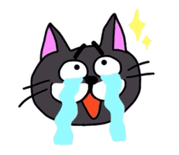 The Cat with Big Eyes (English ver.) sticker #2443636