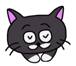 The Cat with Big Eyes (English ver.) sticker #2443637