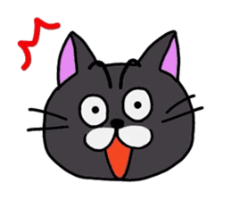 The Cat with Big Eyes (English ver.) sticker #2443642