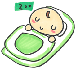"Bab-chan"2(Baby cute diapers) sticker #2443972