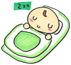 "Bab-chan"2(Baby cute diapers) sticker #2443972