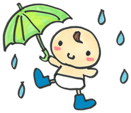 "Bab-chan"2(Baby cute diapers) sticker #2443974