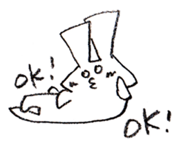 Triangle Rabbit sticker #2444054