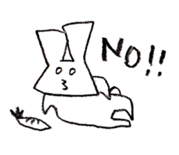 Triangle Rabbit sticker #2444055