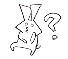 Triangle Rabbit sticker #2444071
