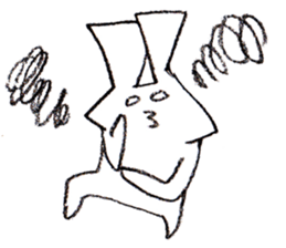 Triangle Rabbit sticker #2444073