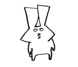 Triangle Rabbit sticker #2444079