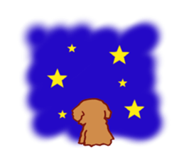 Sticker of the Toy Poodle. sticker #2444307