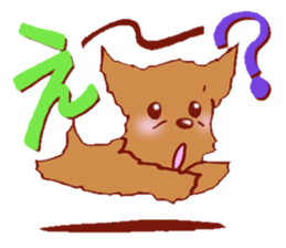 Sticker of the Toy Poodle. sticker #2444323