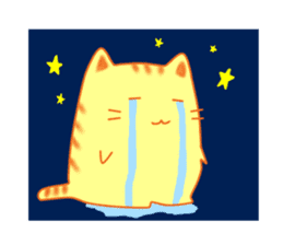 Fat cute cat sticker #2444821