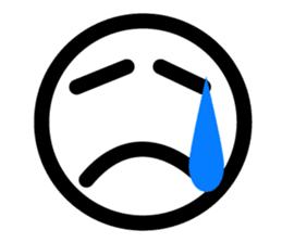 Simple Emoticon Sticker sticker #2444970