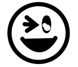 Simple Emoticon Sticker sticker #2444972