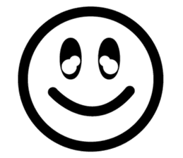 Simple Emoticon Sticker sticker #2444973