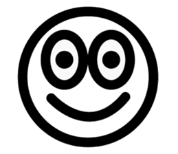 Simple Emoticon Sticker sticker #2444977