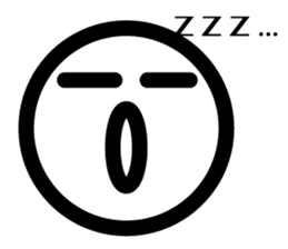 Simple Emoticon Sticker sticker #2444978