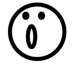 Simple Emoticon Sticker sticker #2444985