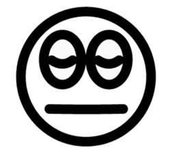 Simple Emoticon Sticker sticker #2444987