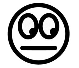 Simple Emoticon Sticker sticker #2444991