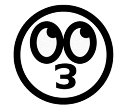 Simple Emoticon Sticker sticker #2444994