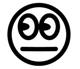 Simple Emoticon Sticker sticker #2444995