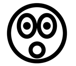 Simple Emoticon Sticker sticker #2444998