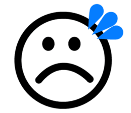 Simple Emoticon Sticker sticker #2445000