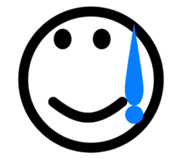 Simple Emoticon Sticker sticker #2445002