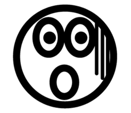 Simple Emoticon Sticker sticker #2445003