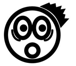 Simple Emoticon Sticker sticker #2445005